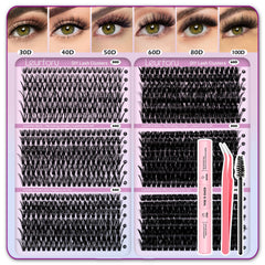 Kit de racimos Leurforu, 708 piezas, para looks diarios y naturales