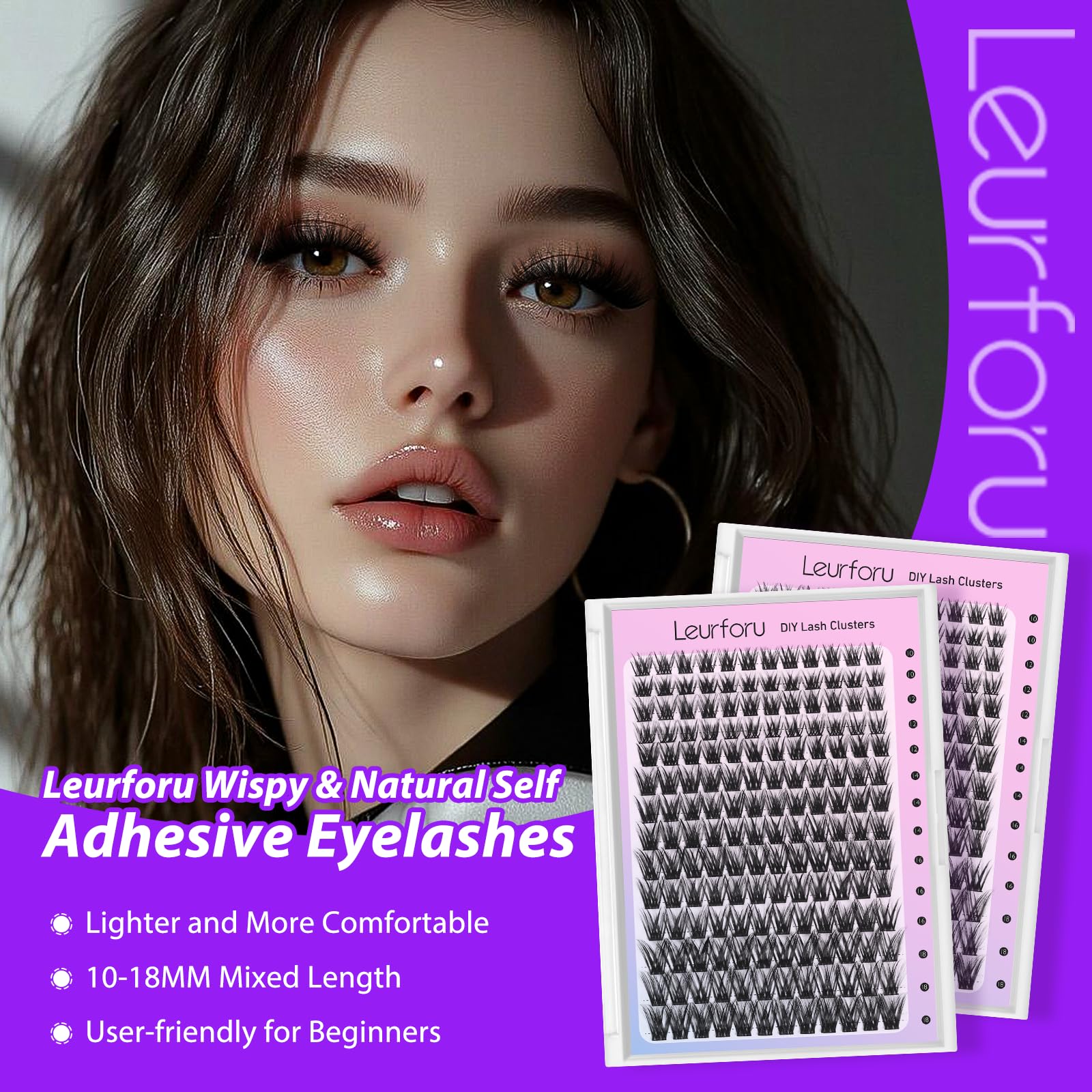 Leurforu longitudes mixtas 10-18 mm para efecto natural