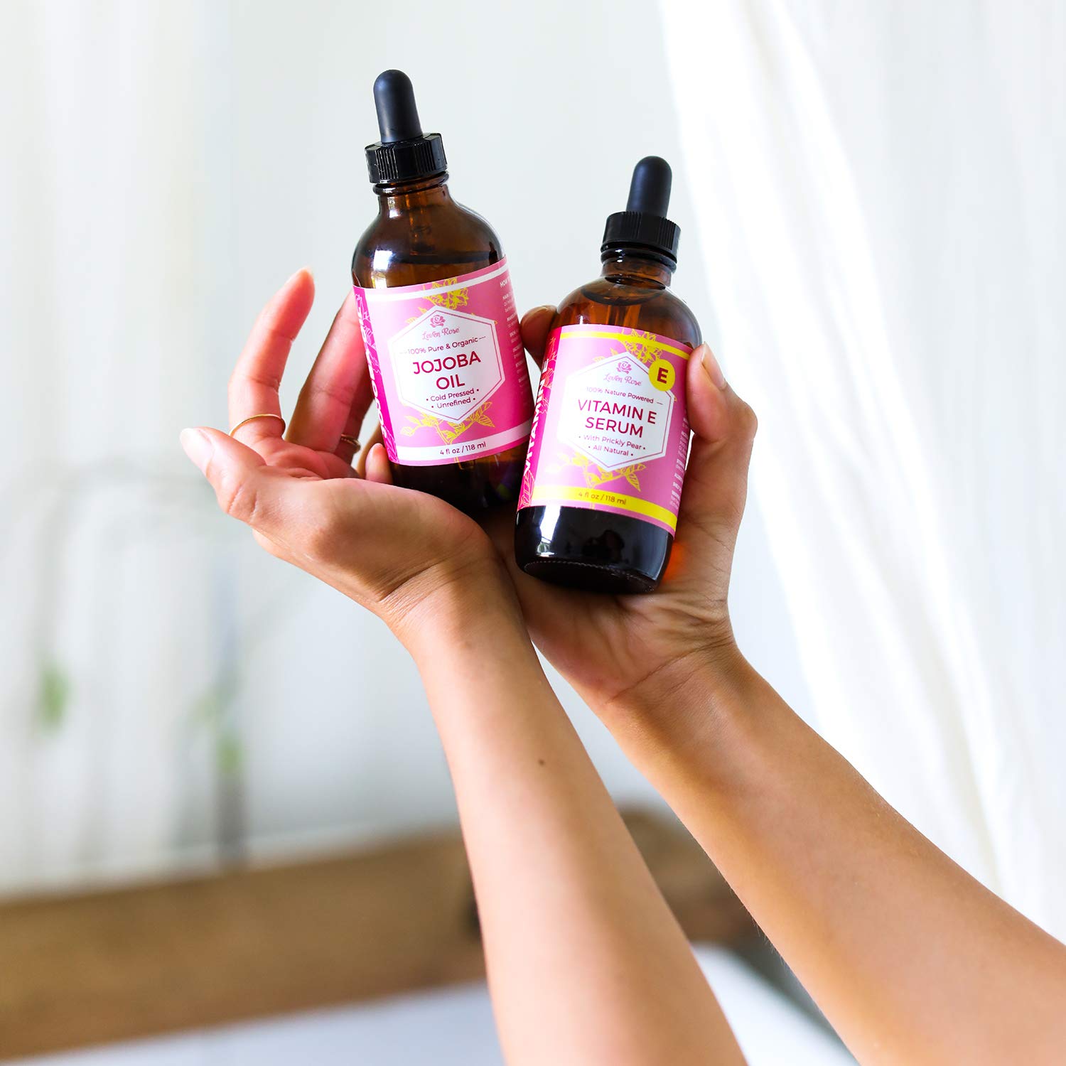 Leven Rose Vitamina E, pipeta de precisión para aplicar la cantidad exacta.