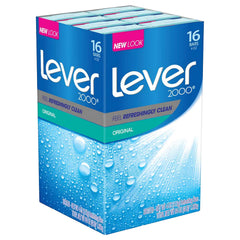 Lever 2000 Barra Original genera espuma cremosa para una limpieza suave.