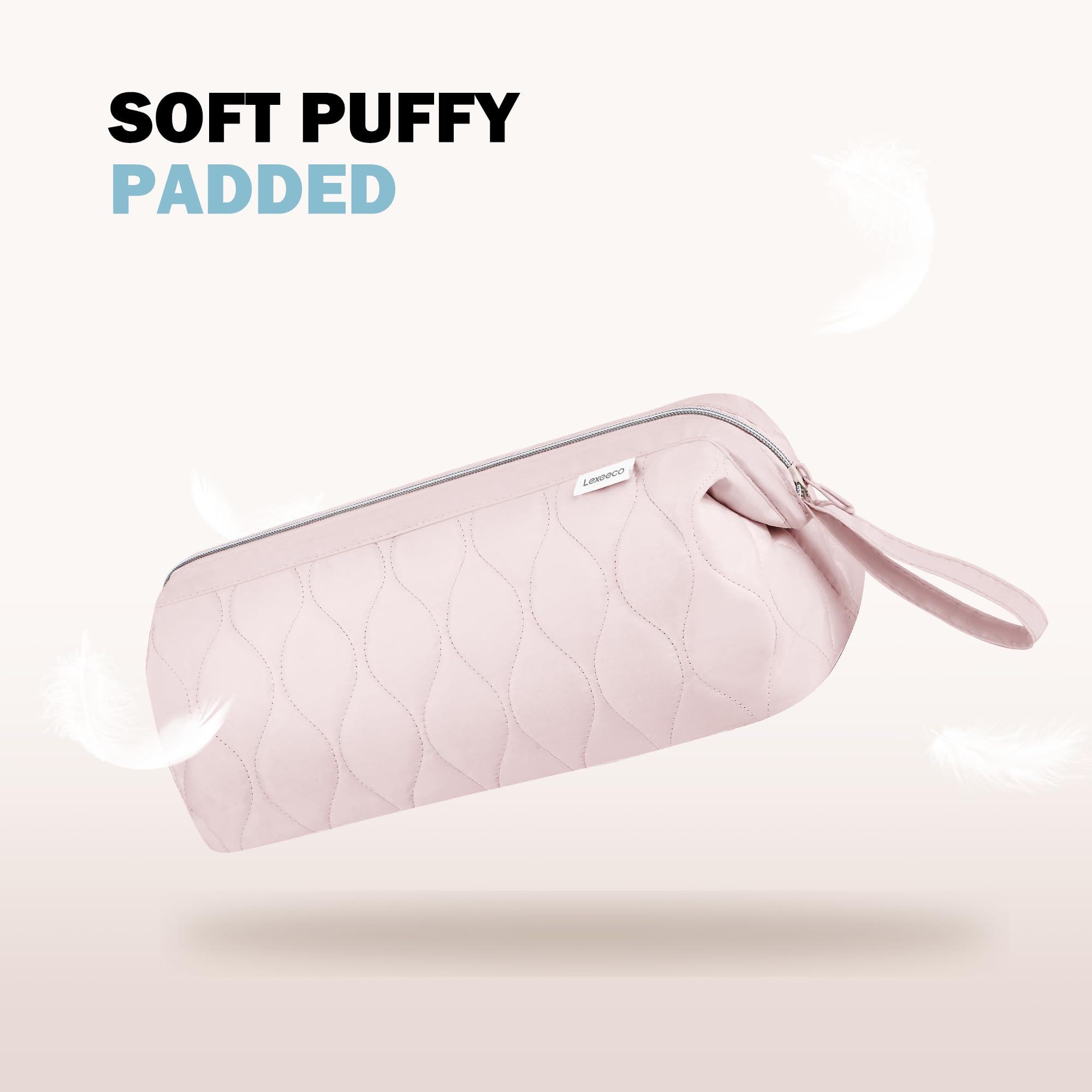 Revestimiento suave de poliéster en estuche Lexeeco con protección acolchada.