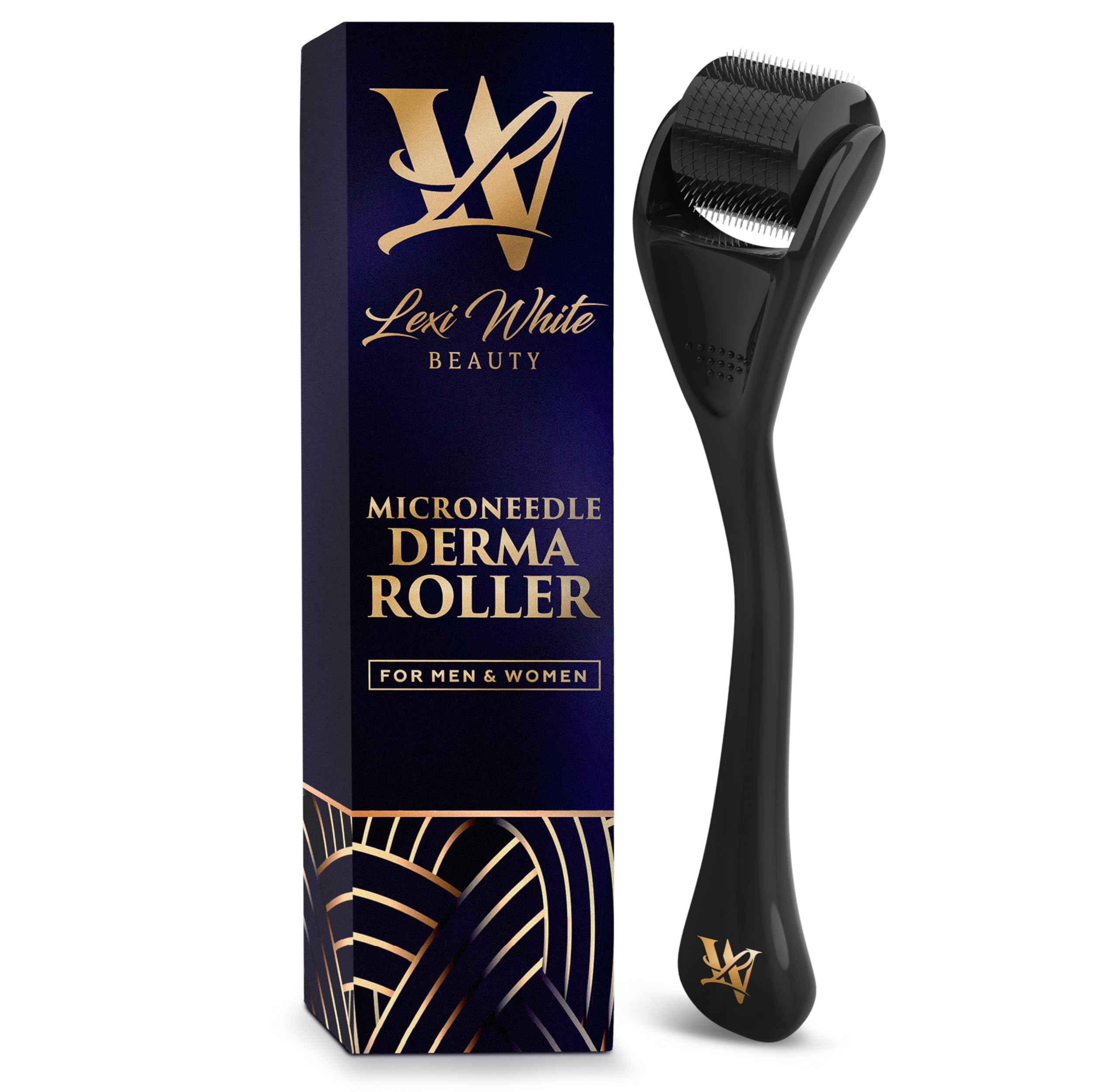 Rodillo Derma de Lexi White Beauty con titanio 0.25mm para uso seguro.