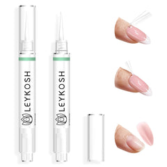 LEYKOSH remover de uñas con punta cristal para retirar pegamento con precisión
