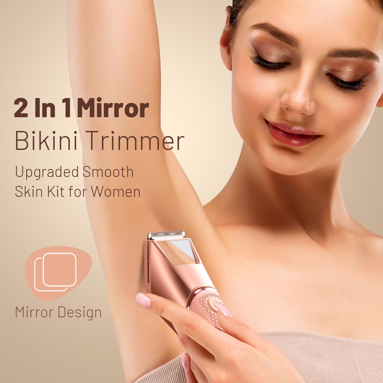 LGTGH Bikini Trimmer IPX7 en la ducha para uso cómodo.