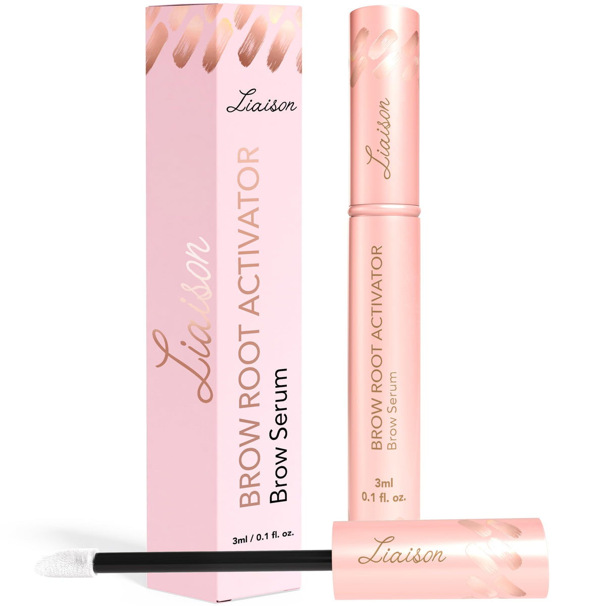 Liaison Cejas Crecimiento: suero con brocha para aplicación precisa y fortalecimiento natural.