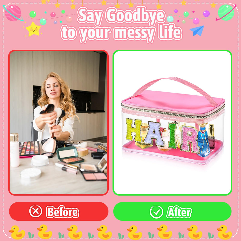Organizador libfrnt para accesorios de cabello y maquillaje.
