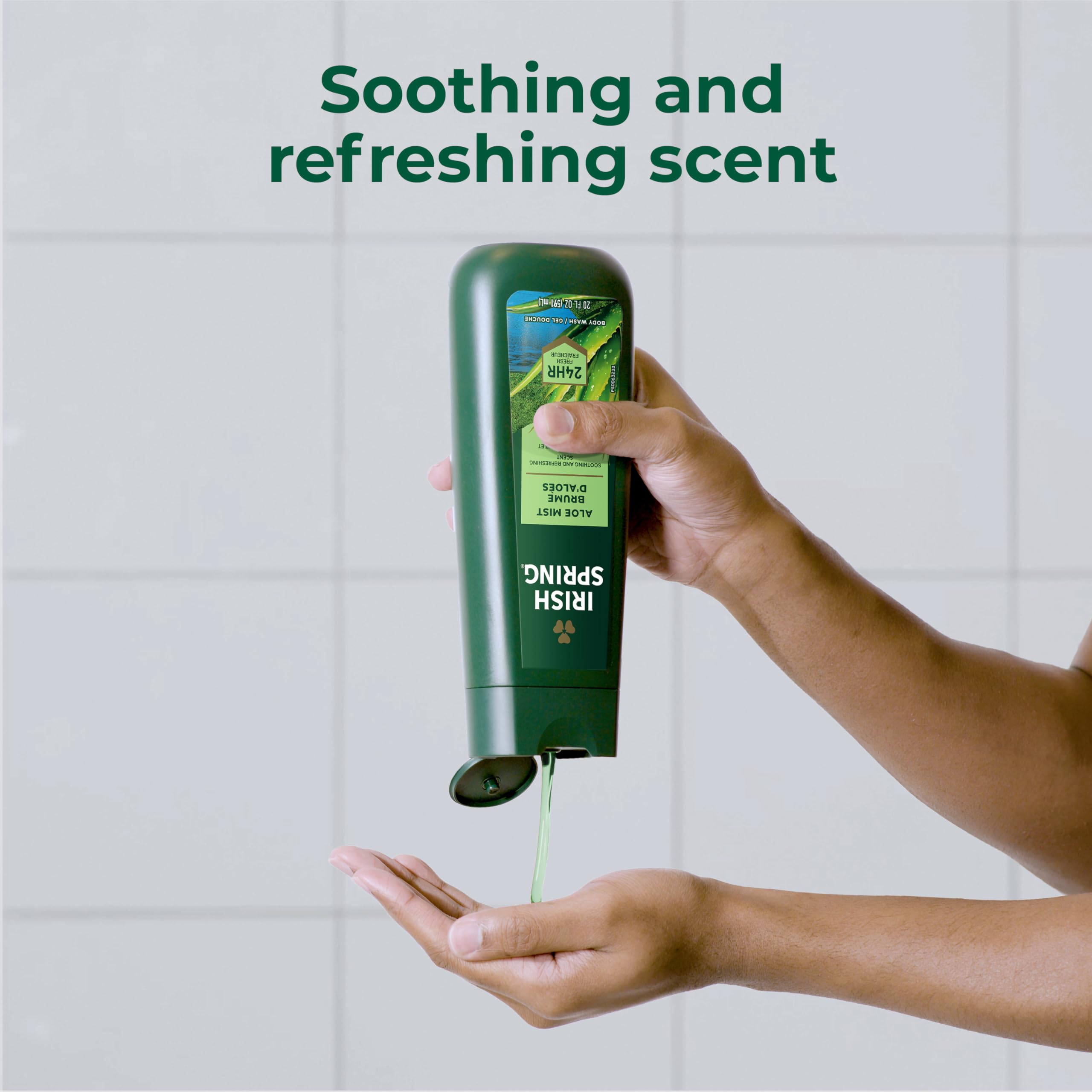 Fórmula libre de gluten para uso diario con Aloe Mist.