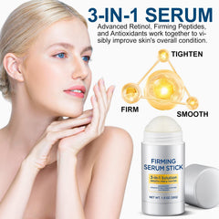 Liefiet Retinol Firming Stick used on the neck to improve firmness and elasticity.