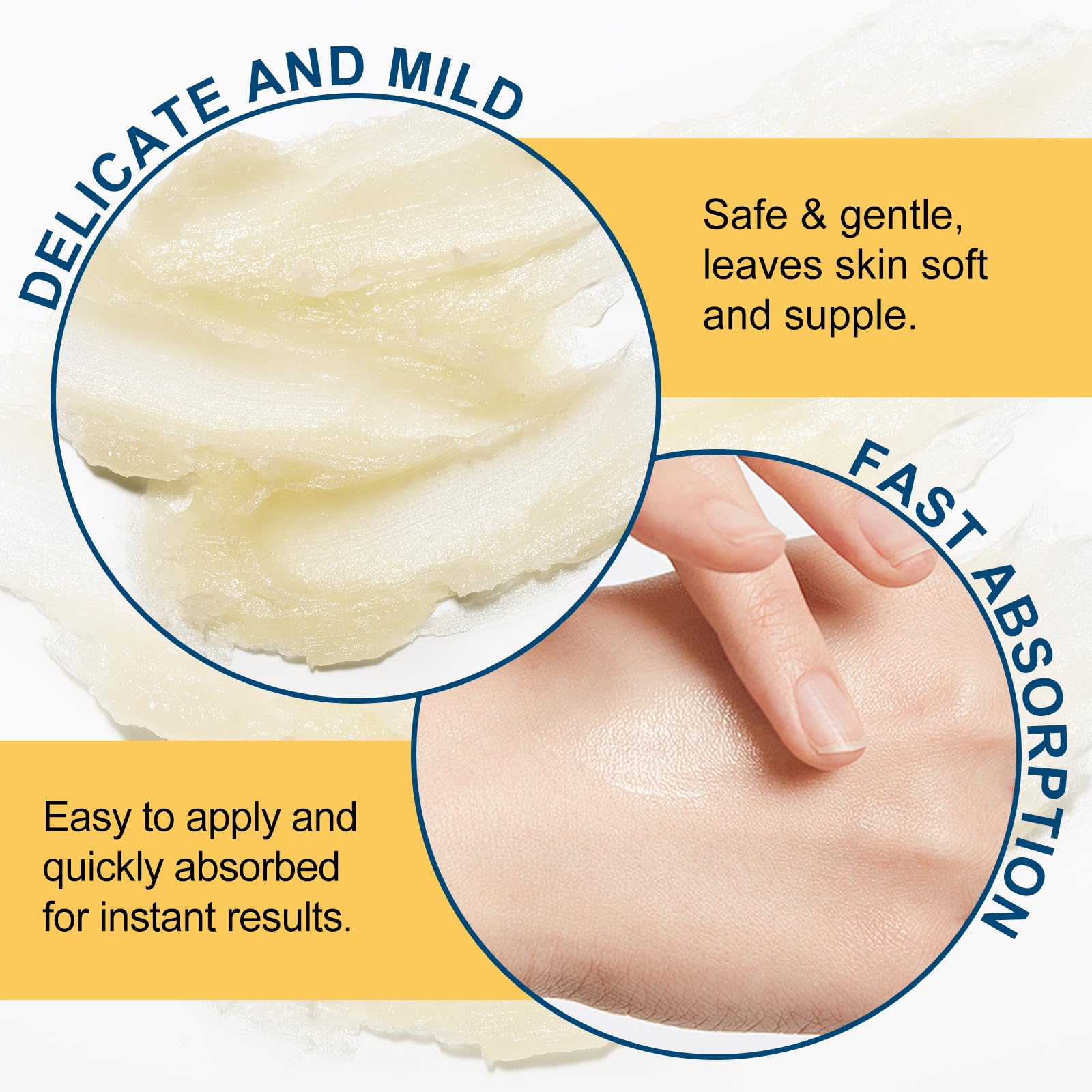 Liefiet retinol balm texture showing quick absorption and a non-greasy finish.