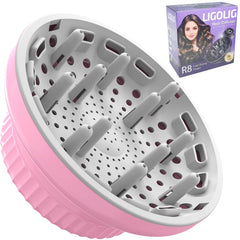 LIGOLIG difusor para secador rosa, define rizos sin encrespamiento.