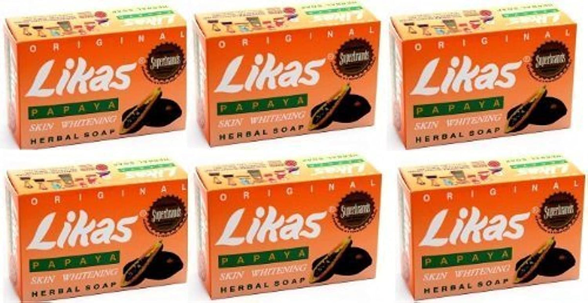 Jabón de papaya Likas para el baño, aroma suave y limpieza diaria con hidratación suave