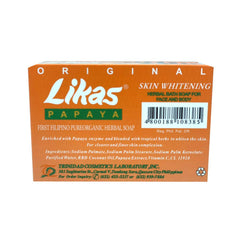 Jabón Likas Papaya Original, detalle de textura cremosa para uso diario.