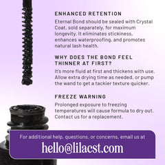 Lilac St Eternal Bond, adhesivo resistente al agua para pestañas.