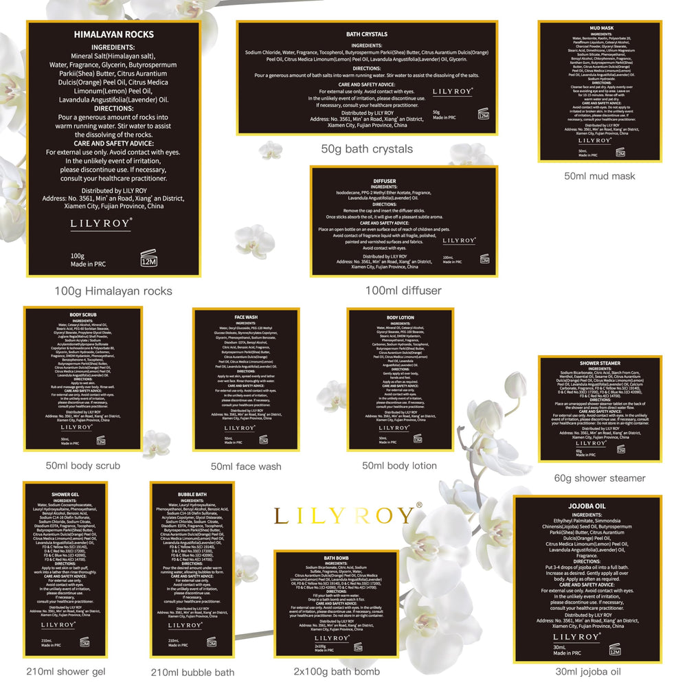 Lily Roy cesta dorada reutilizable para guardar productos de spa
