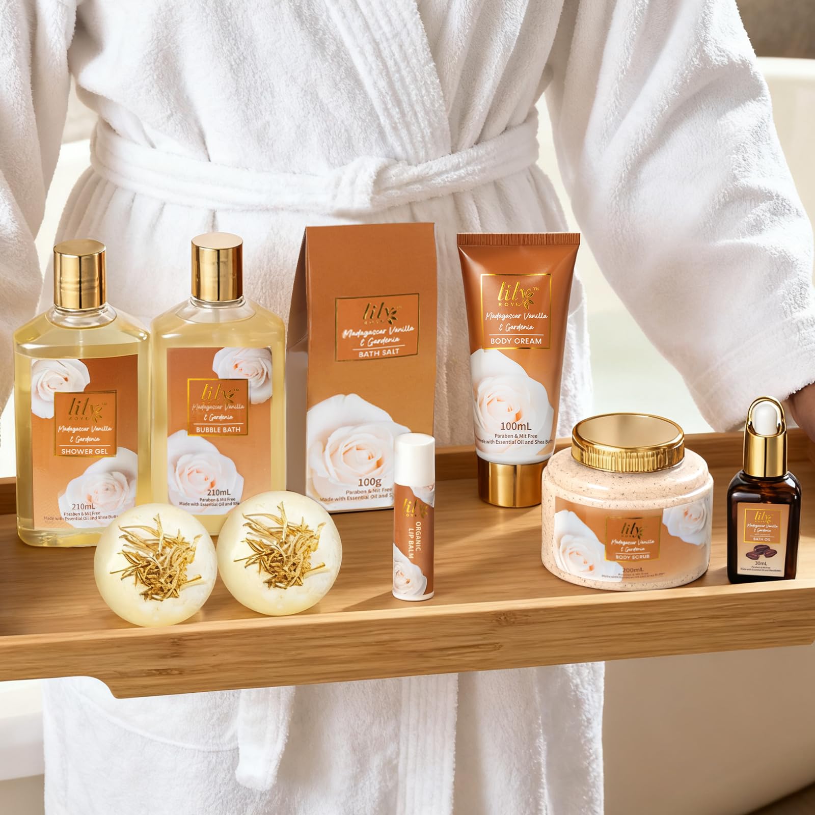 LILY ROY sales-de-bano, aroma relajante para una experiencia de spa