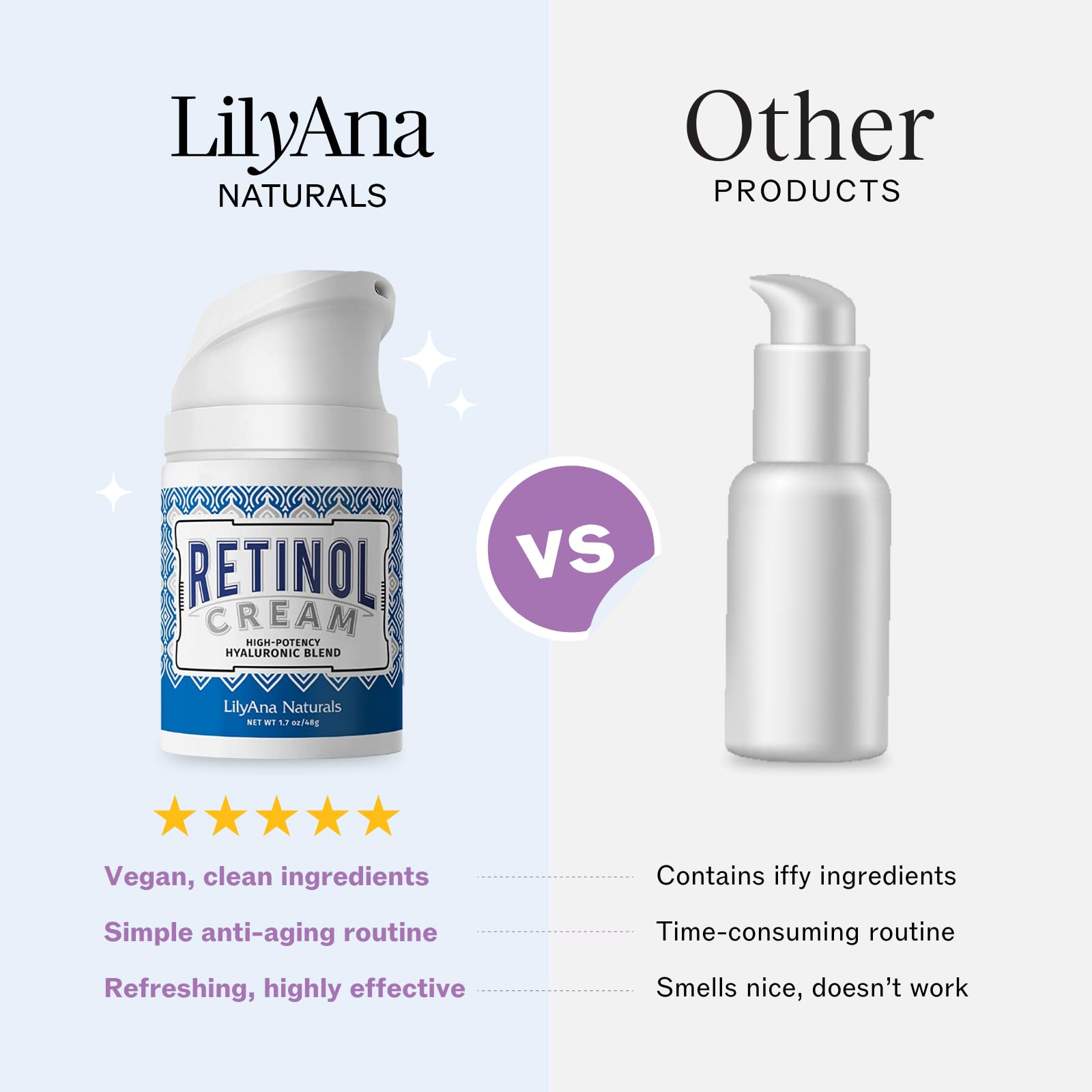 Ingredientes veganos y libres de crueldad de LilyAna Naturals para cuidado responsable.