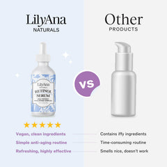 LilyAna Naturals Retinol Serum - vitamina E: nutriente que cuida la barrera cutánea.