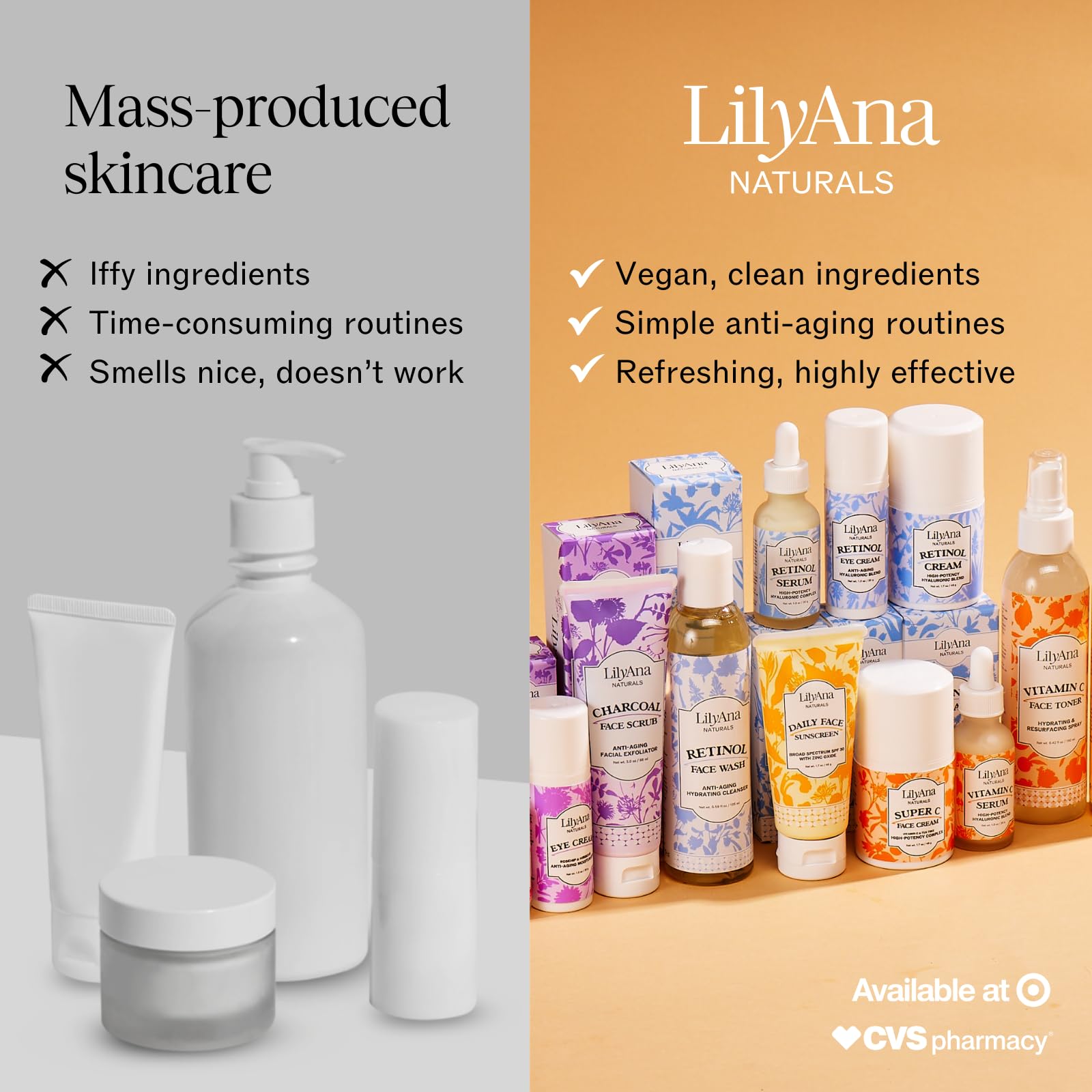 LilyAna Naturals Vitamin C Serum application rate for even coverage