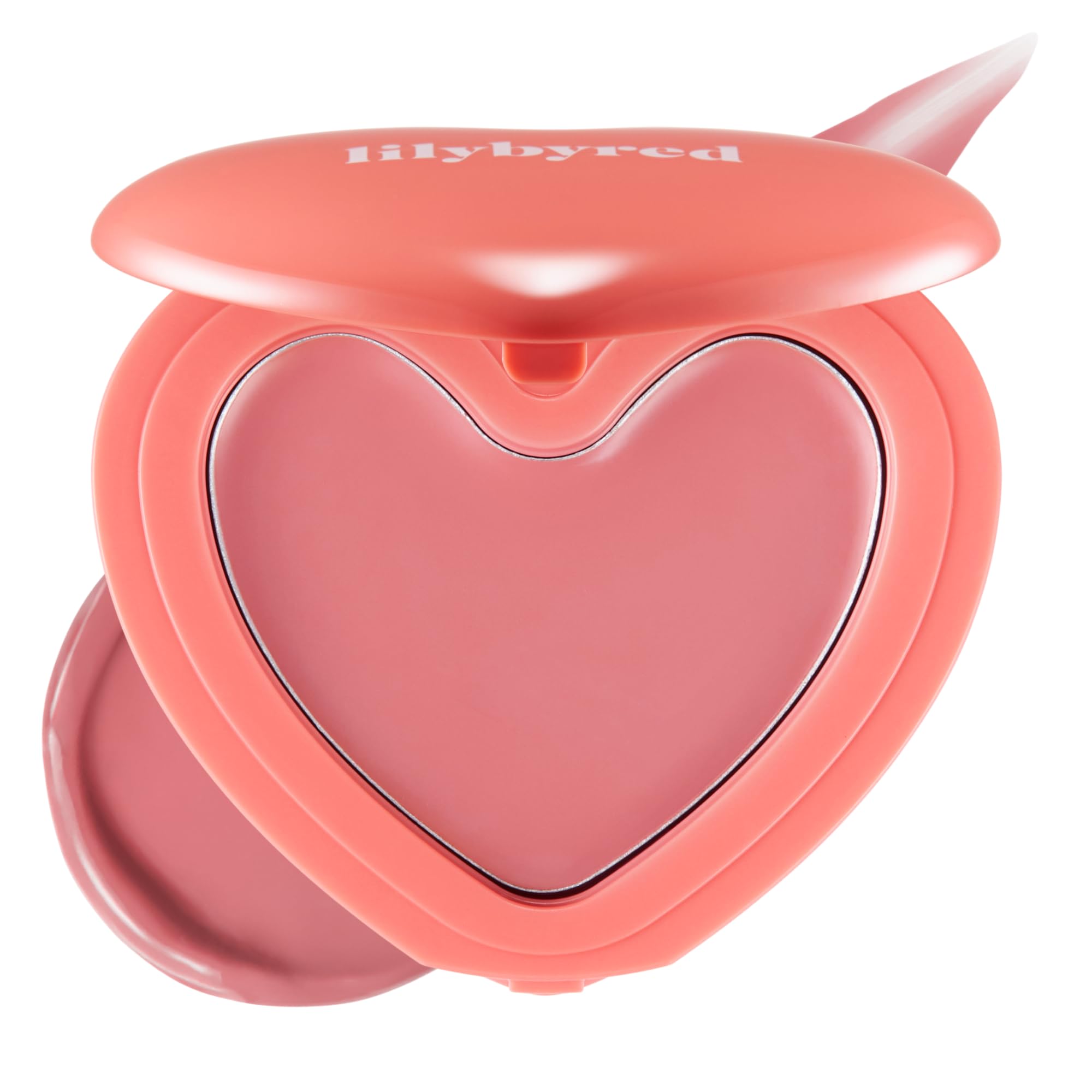 lilybyred Luv Beam Cheek Balm, corazon-en-forma, look juguetón y natural.