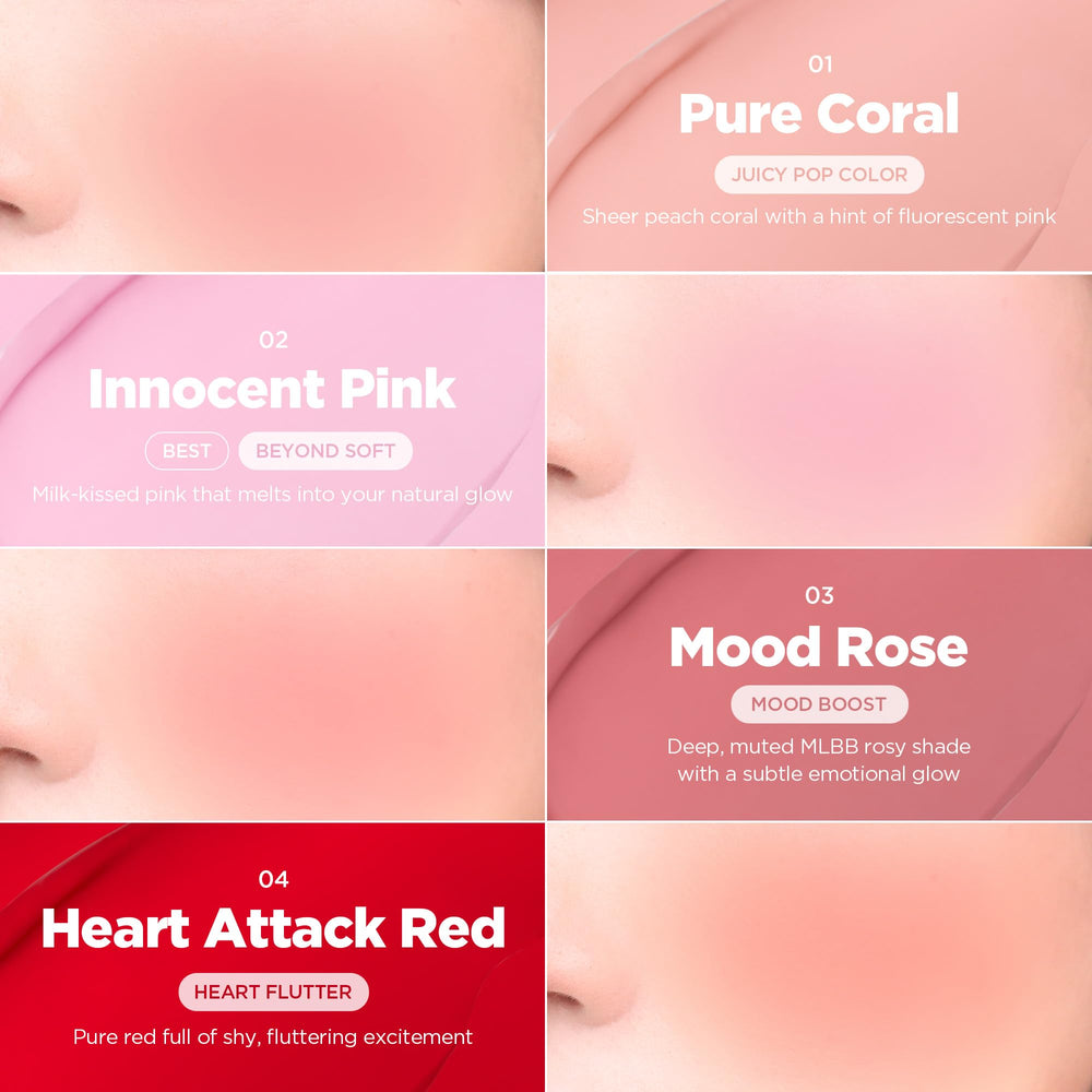 lilybyred Luv Beam Cheek Balm, formato compacto para retoques en cualquier lugar.