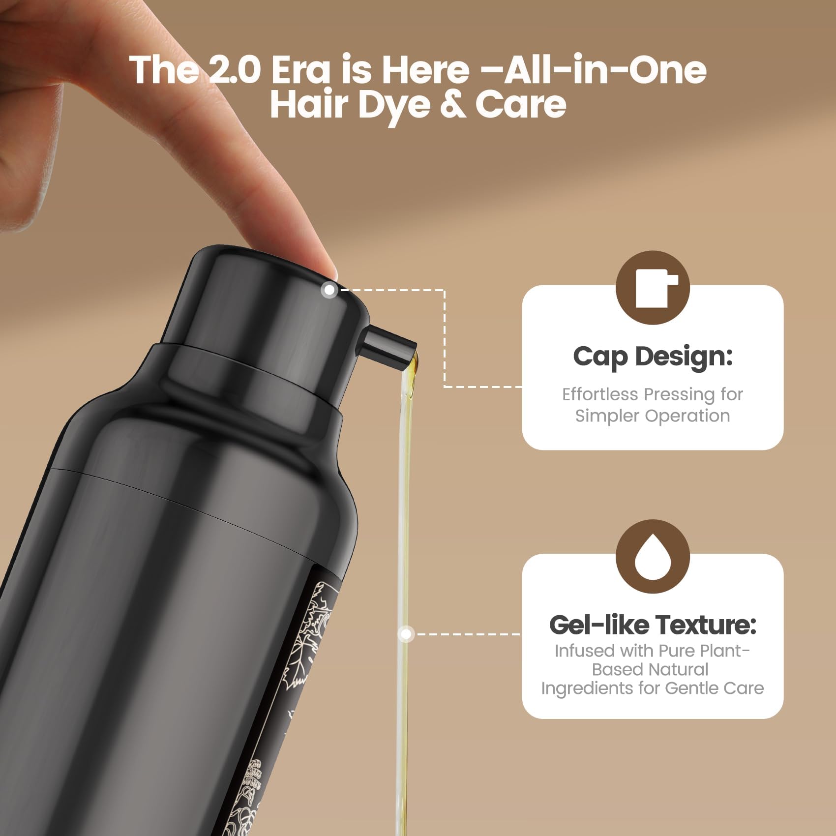 Limer champú-tinte apto para todo tipo de cabello.