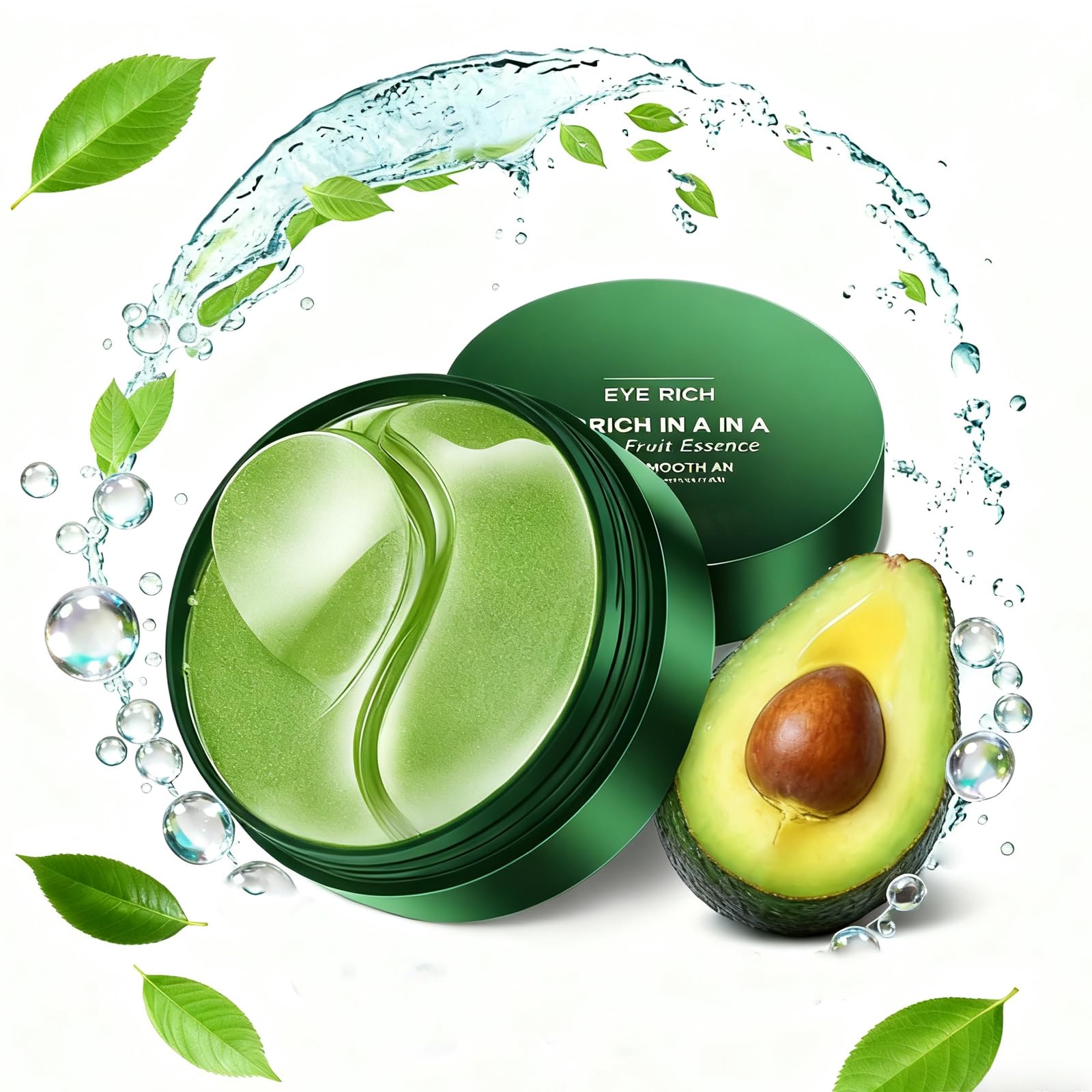 Lingyun parches ojos aguacate para hidratación profunda alrededor de los ojos.