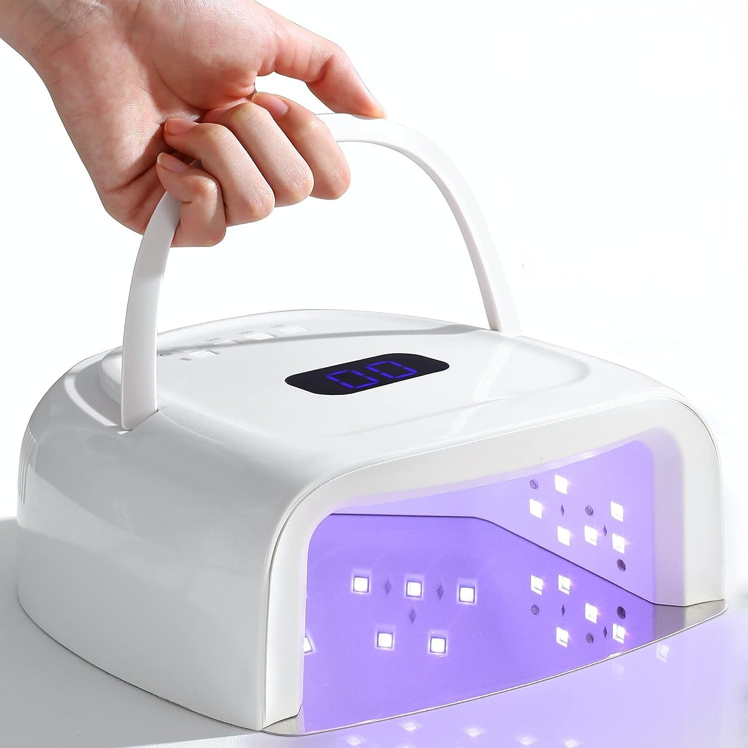 Linssy lámpara UV-60W recargable portable para uso doméstico con secado rápido