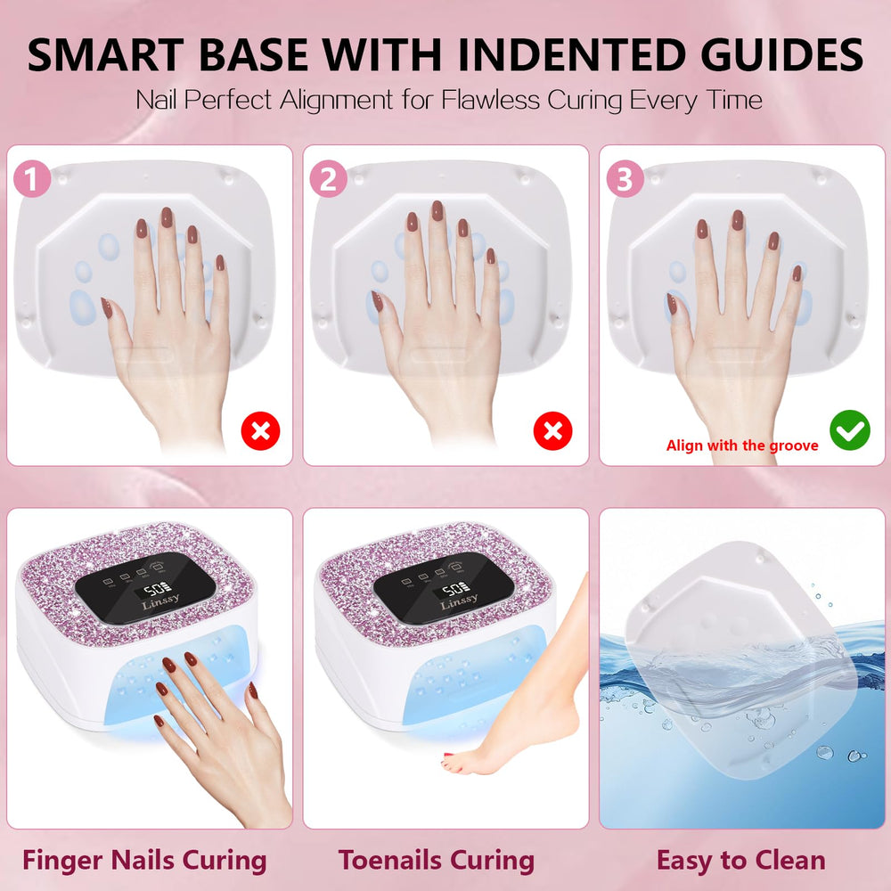 Linssy base desmontable facilita limpieza e higiene.