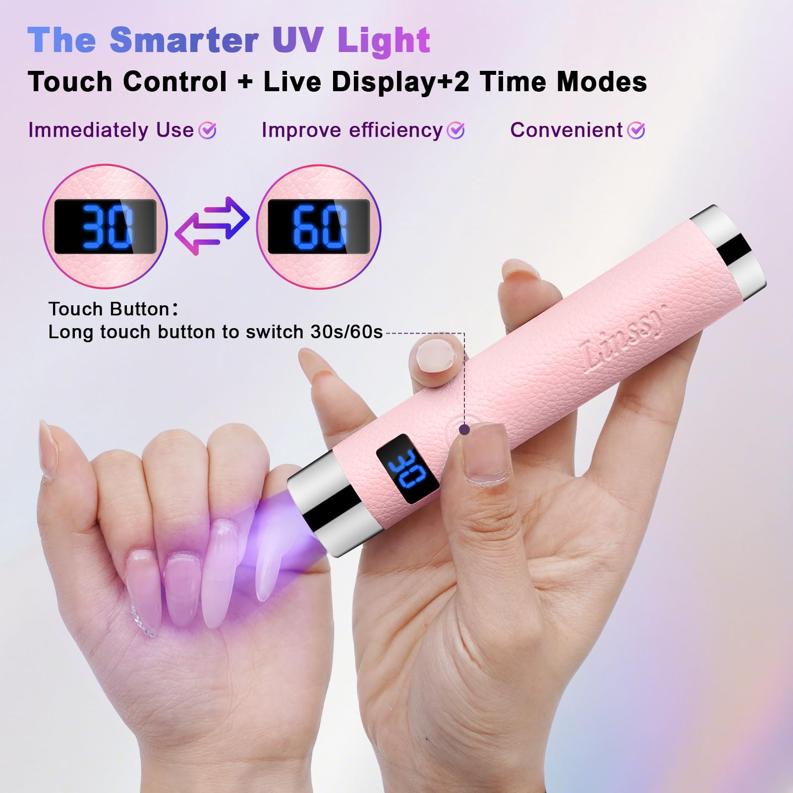 La lámpara Linssy tiene brazo flexible 360 grados.