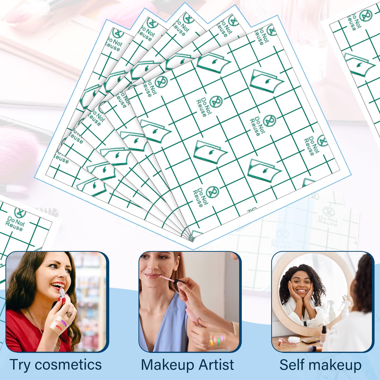 Linyuthia accesorios desechables para maquillaje, higiénicos y prácticos.