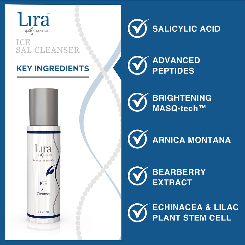 Lira Clinical limpiador facial refrescante, deja la piel limpia y renovada.
