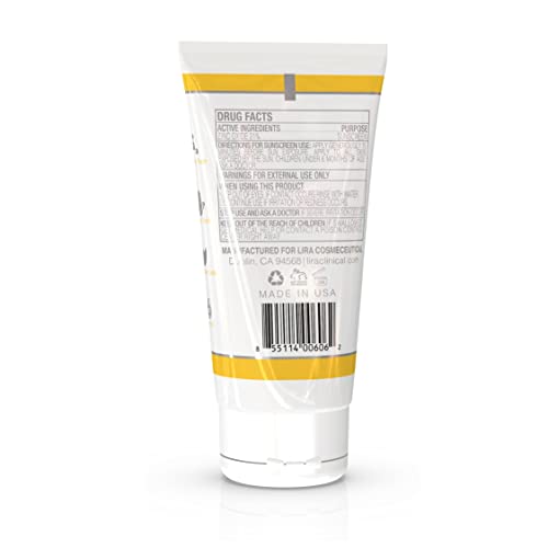 Lira Clinical Solar Shield 30, texture crème, application douce et hydratation rapide.