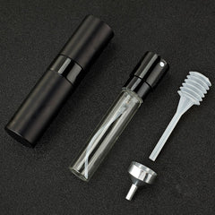 LISAPACK botella de vidrio miniatura recargable para fragancias