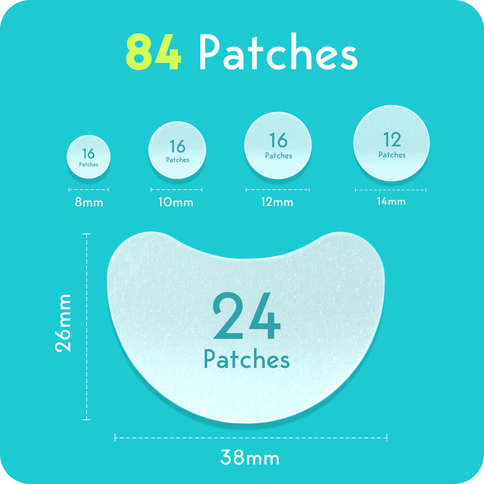 LitBear parches con absorción mejorada para extraer pus de imperfecciones en horas