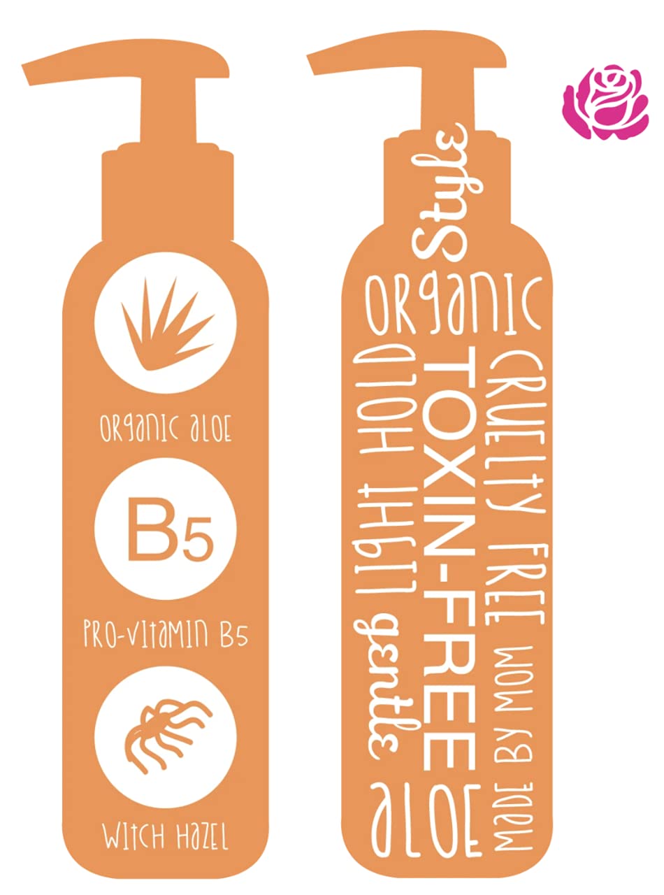 Gel Little Roseberry enriquecido con vitaminas para cabello saludable.