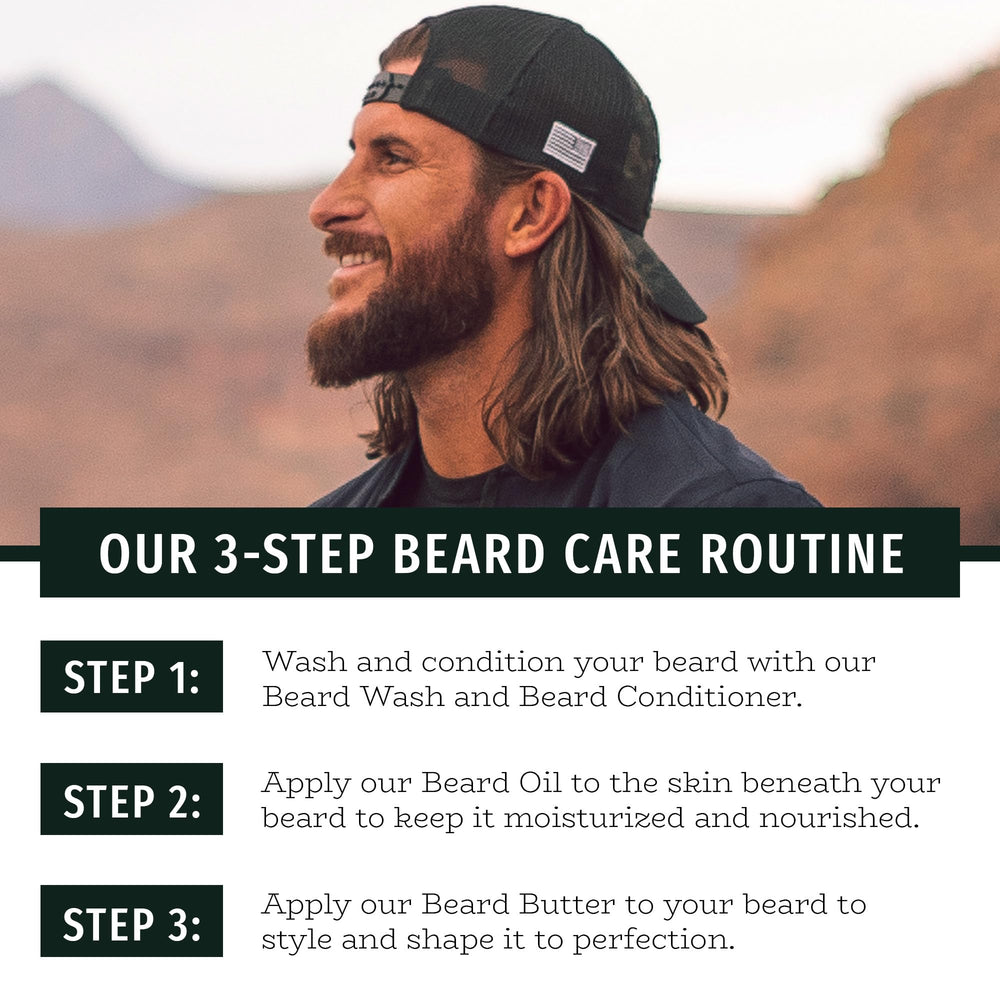Live Bearded 1880 Wash: aplicación diaria para barba limpia y piel fresca.