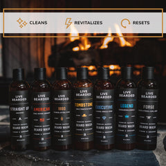 Live Bearded 1880 Wash: aroma bourbon, amargos y cítricos para una experiencia de aseo.