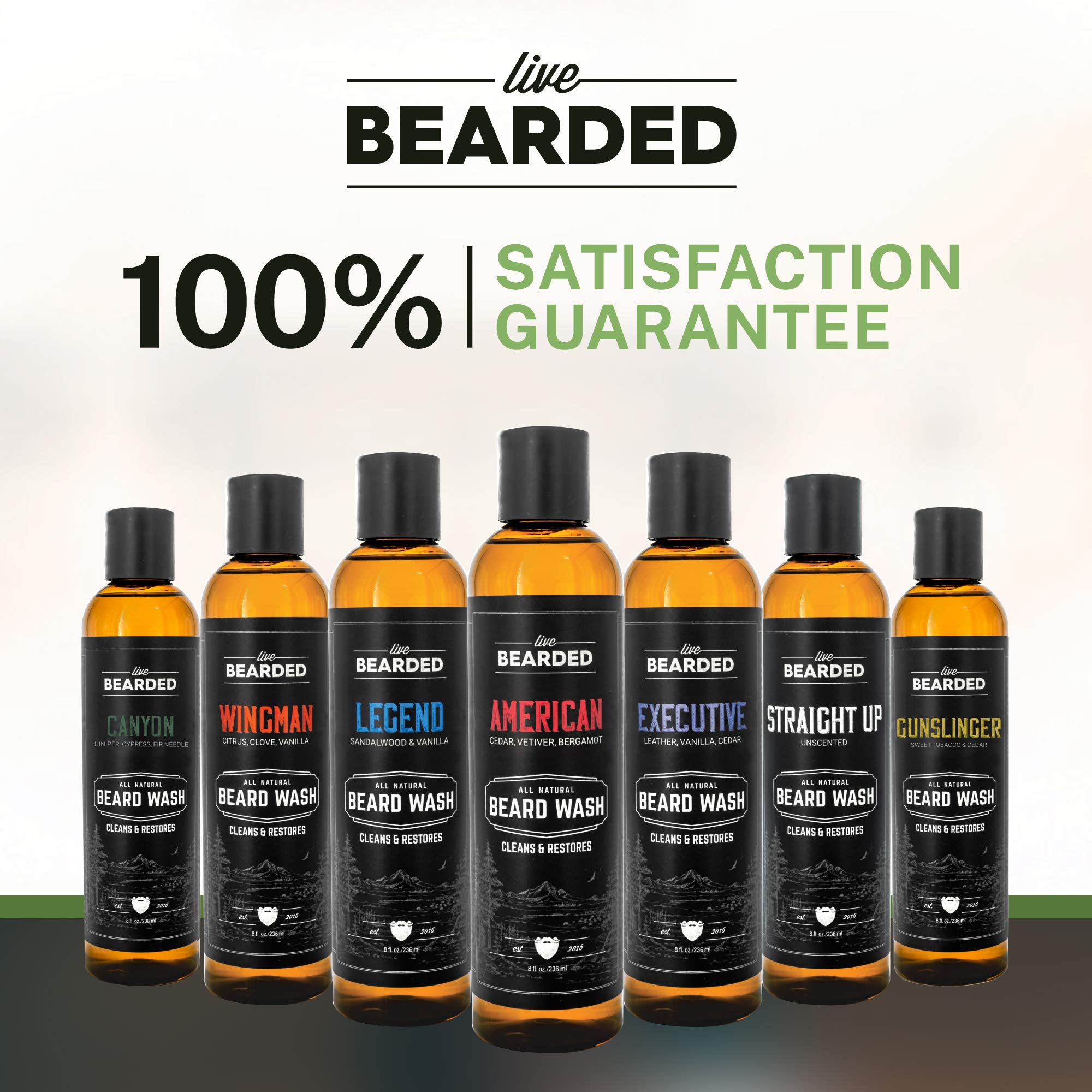 Live Bearded Beard Wash: rutina diaria para barba bien cuidada