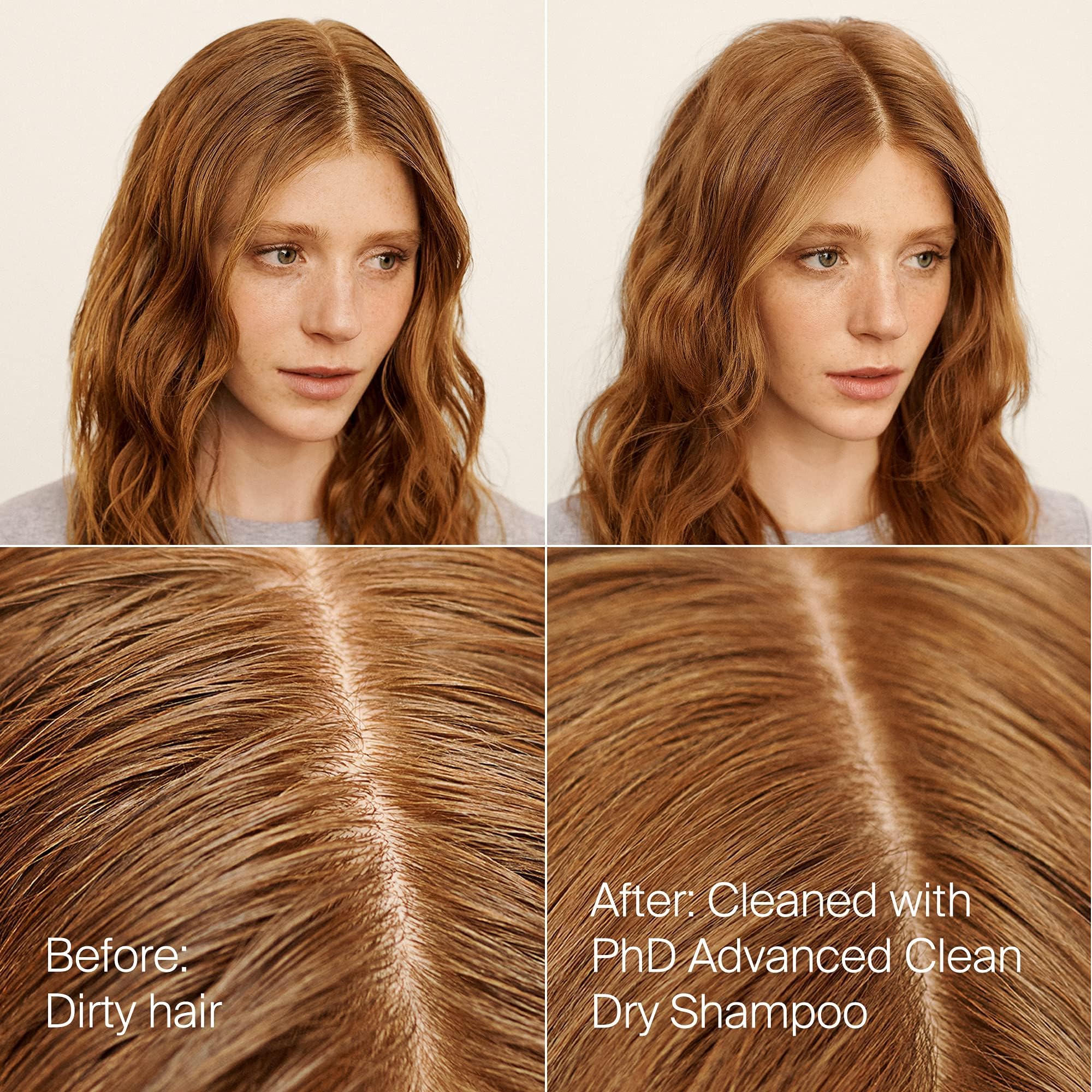 Living Proof Dry Shampoo sin residuo visible para entre lavados