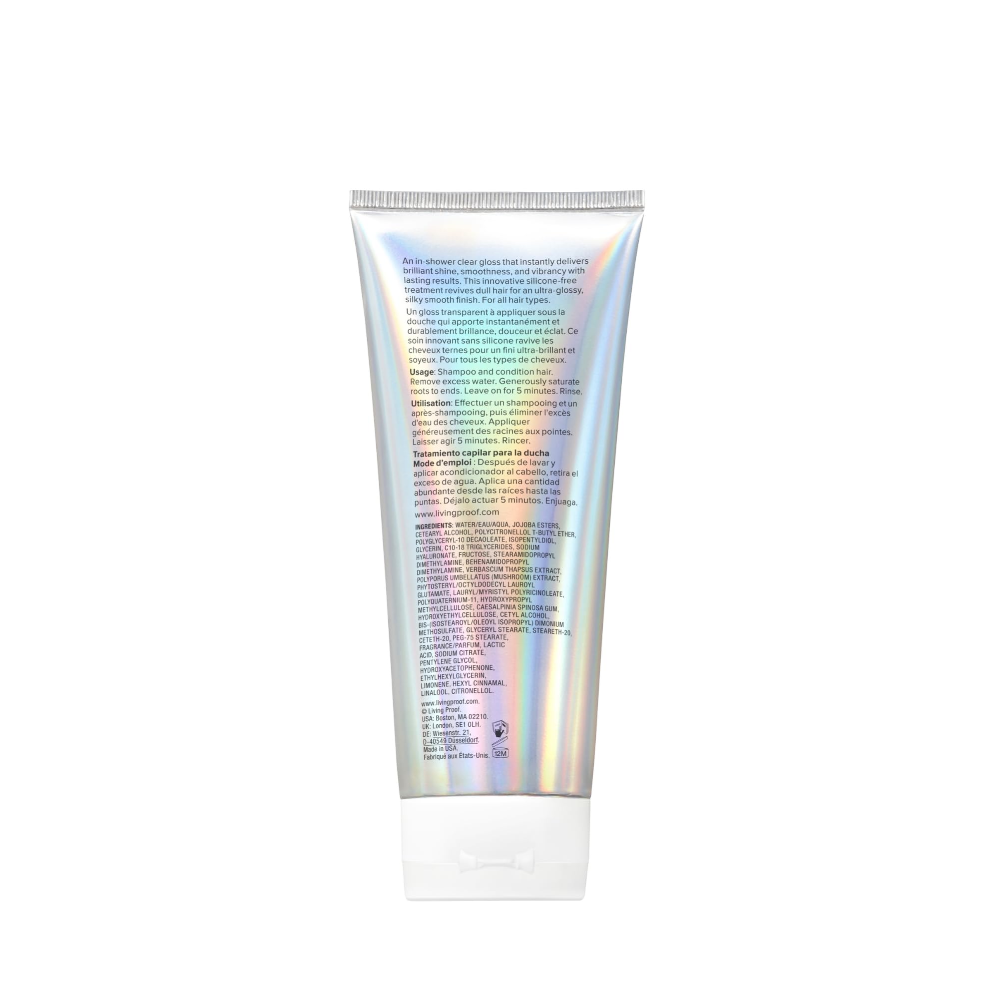 Living Proof Perfect Hair Day High-Brillo Gloss: fórmula ligera sin silicona y sin peso.