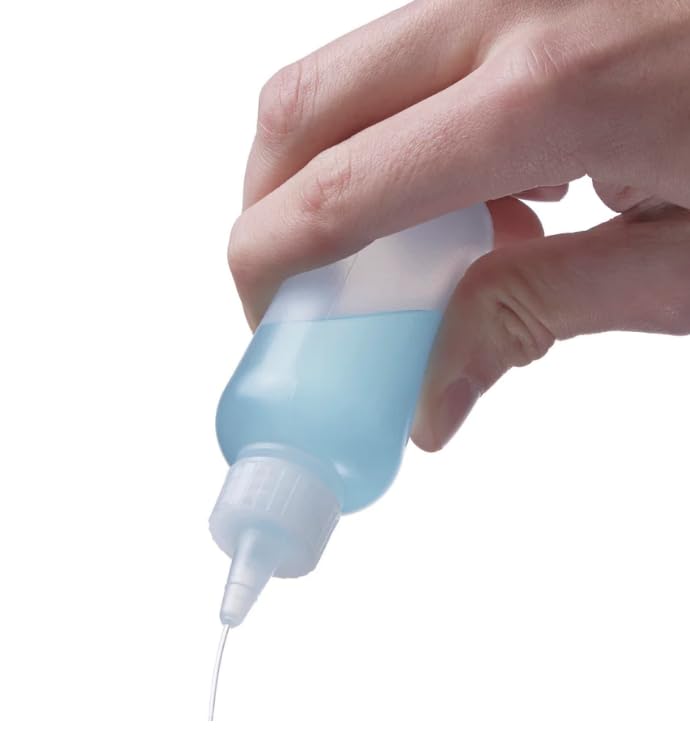 Pack de 2 botellas ljdeals, ideal para condimentos o adhesivos.