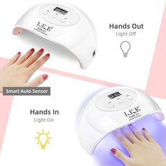 LKE UV 72W, sensor automático activa al introducir las manos.