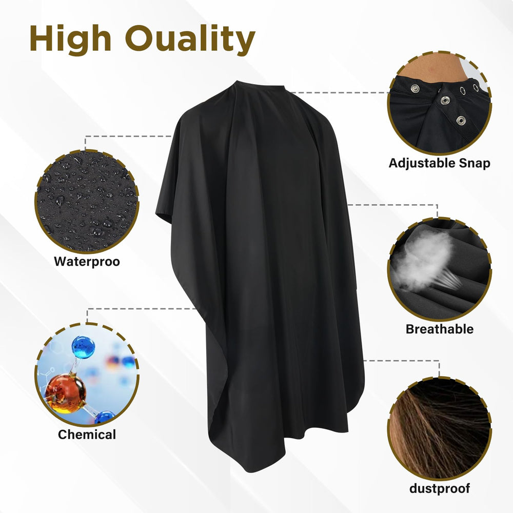 La capa llezza impermeable mantiene al cliente seco durante coloración y lavado