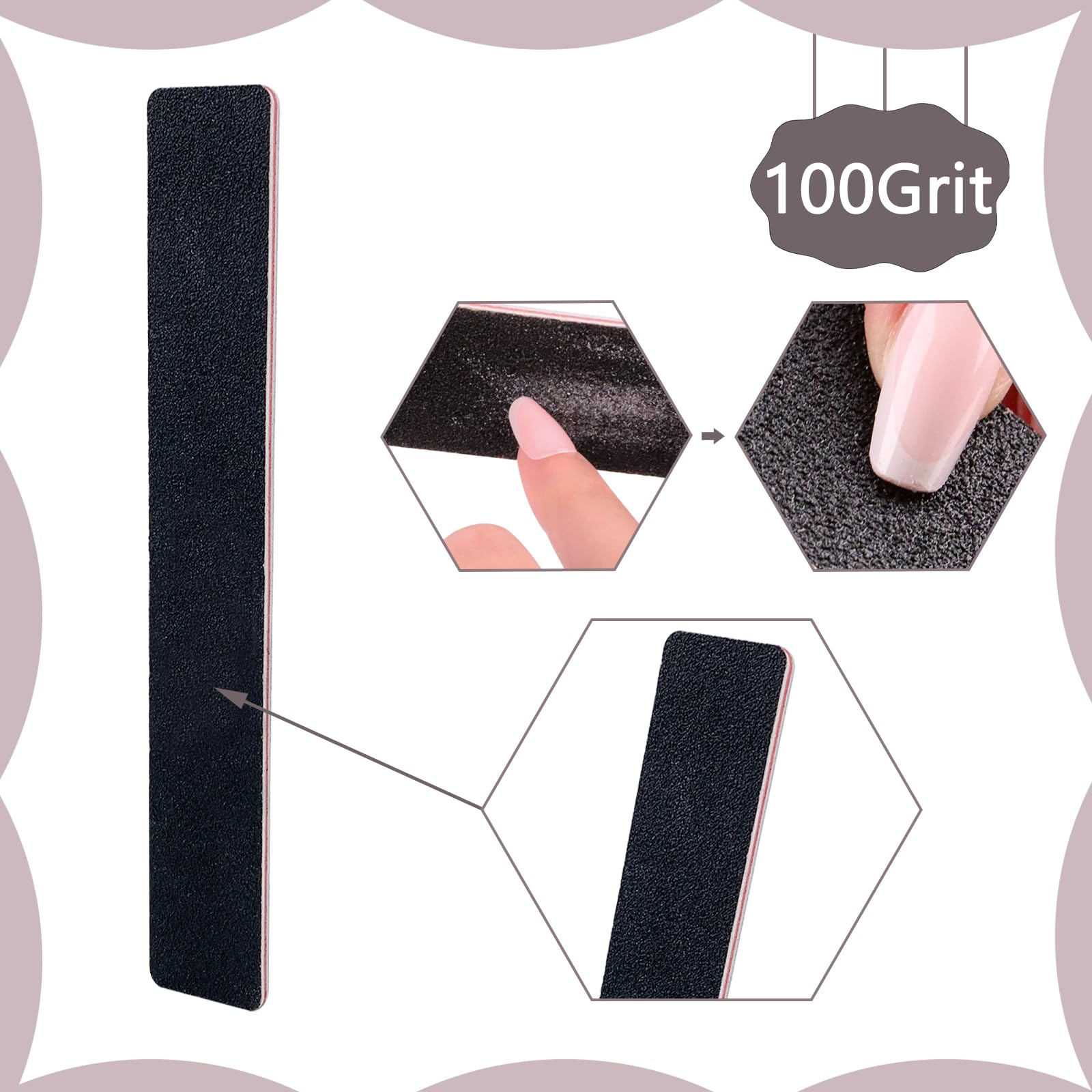 LNAUJS limas rectangulares 180 grano para ajustes finos