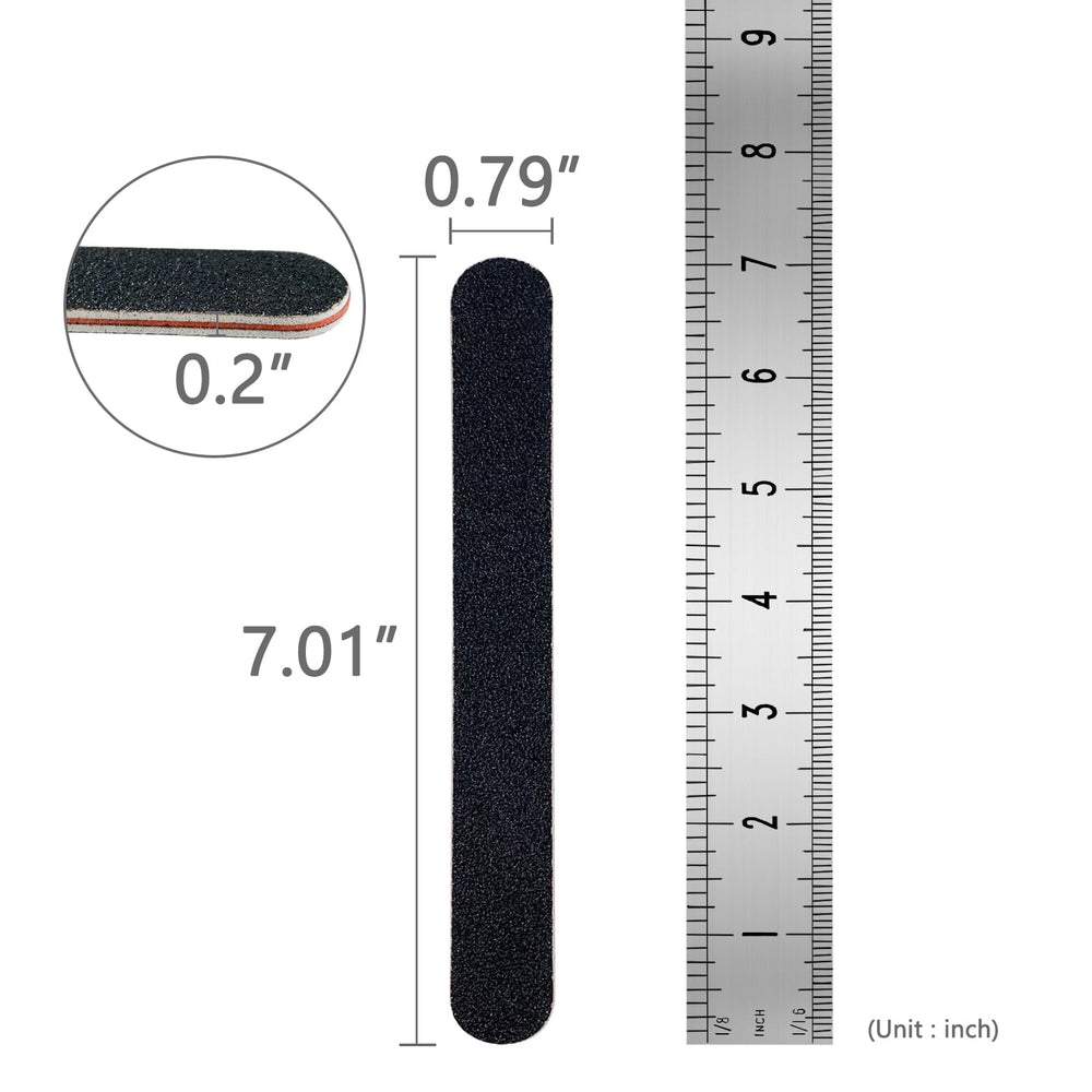 LNAUJS lima tamaño 179 x 19 mm para manicura precisa.