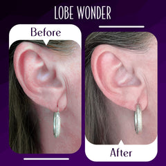 Lobe Wonder parche evita estiramiento del lóbulo, respaldo cómodo para cualquier arete.