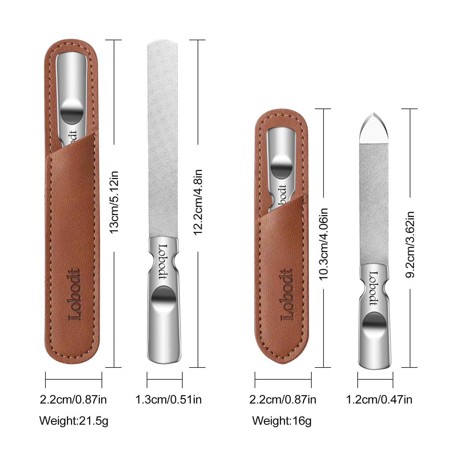 Lobodt diseño compacto facilita llevar la lima en bolso