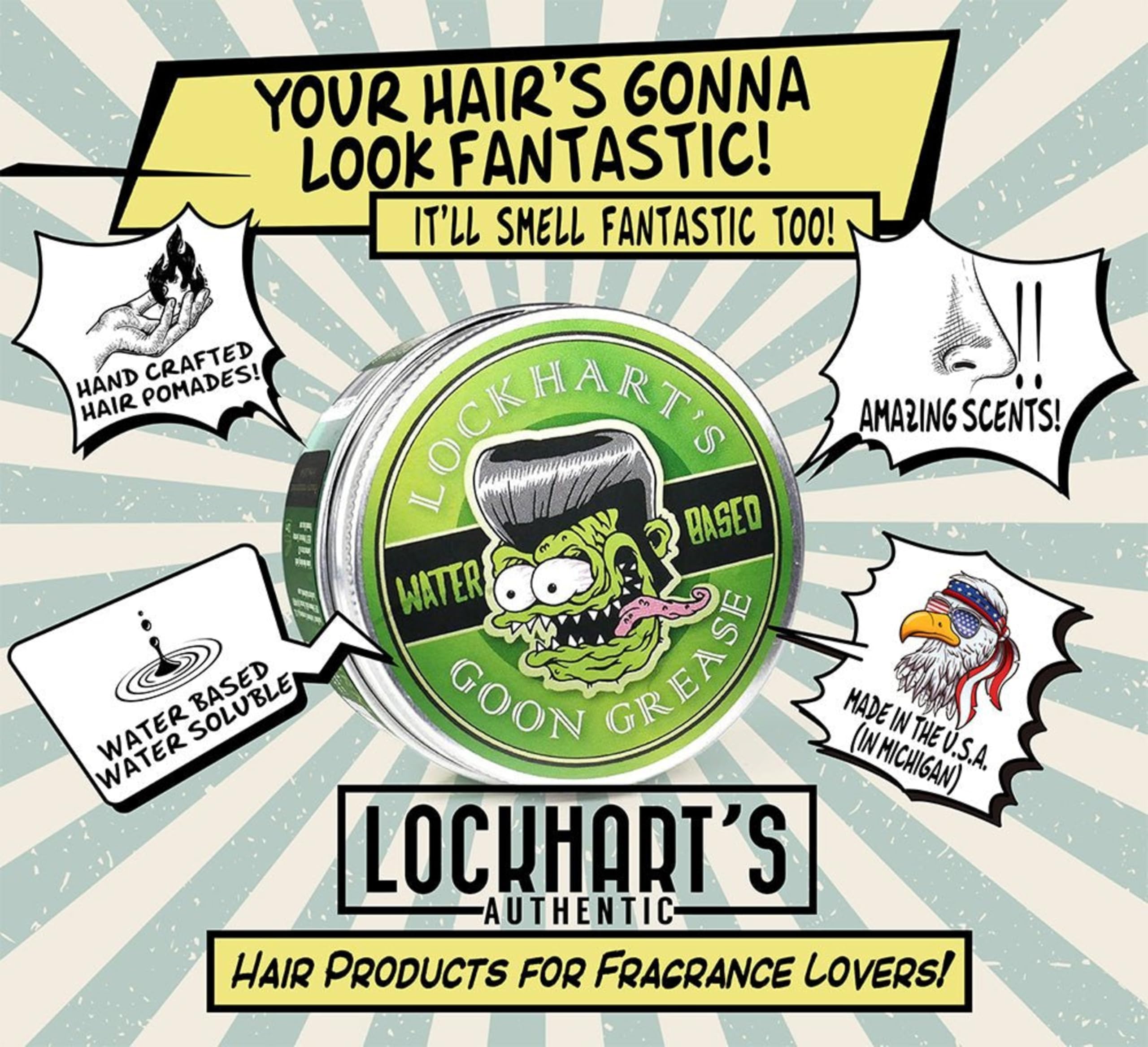 Lockhart’s Goon Grease: lavable-con-agua sin residuos
