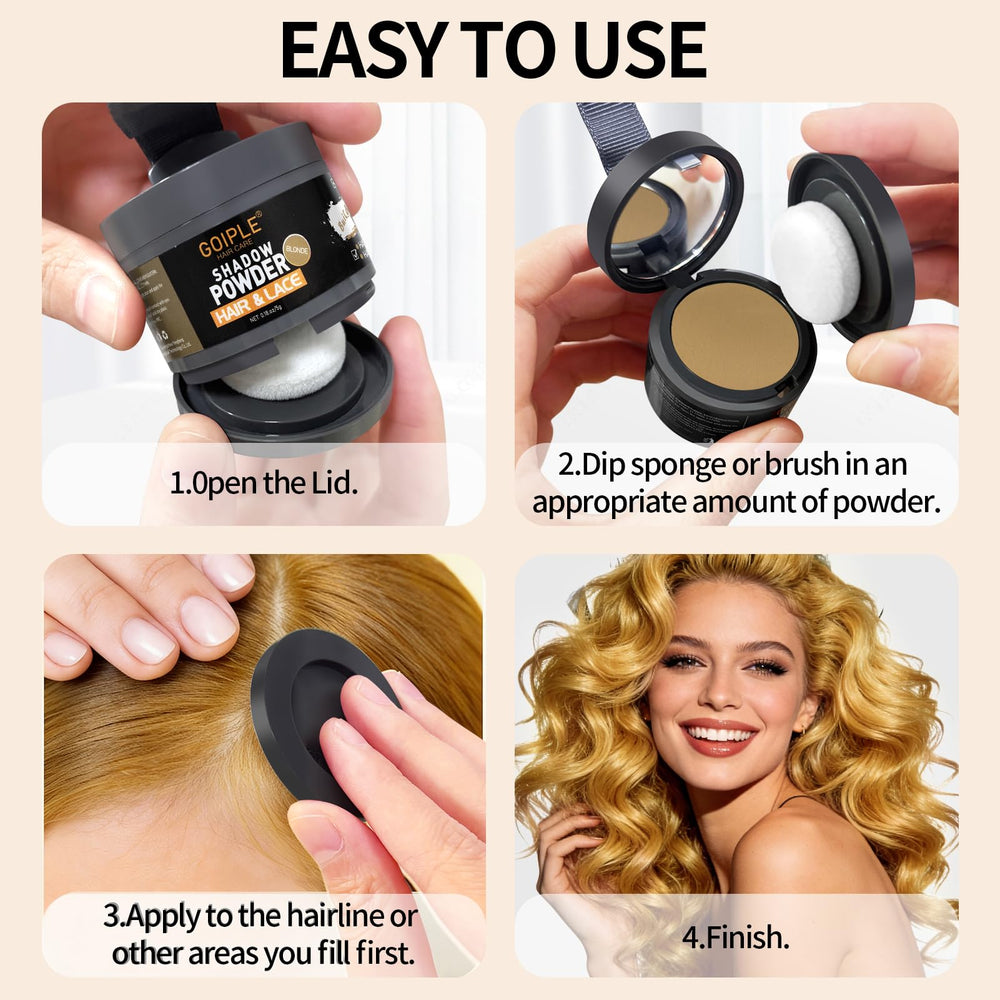 Lockmio fibras capilares mayor densidad para cabello visiblemente más grueso.