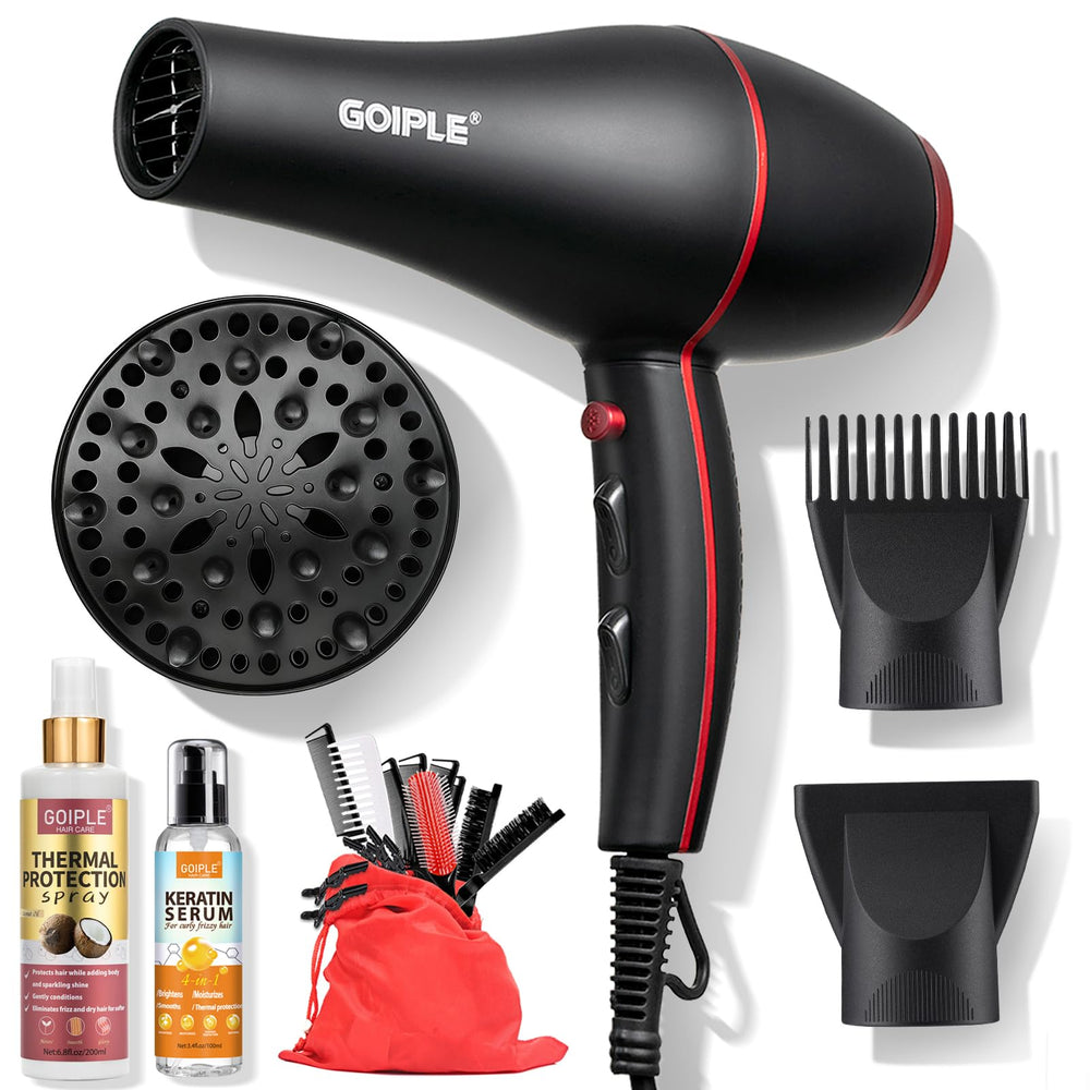 Lockmio secador 21 piezas kit frente para secado rápido y acabado profesional